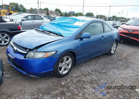 2007 Honda Civic Ex из США, поврежденный, VIN 2HGFG12887H575890